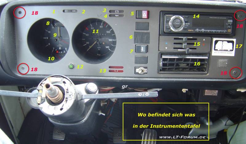 Start Reparaturtips Armaturen Schalttafeleinsatz Www Lt Forum De Lt Wiki