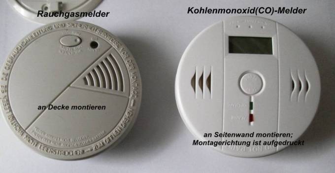 Rauch- und CO-Gasmelder