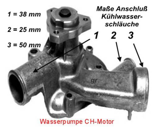 Kühlwasserpumpe CH-Motor