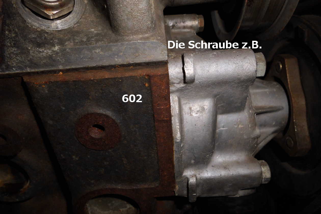 Wasserpumpe CH Schrauben