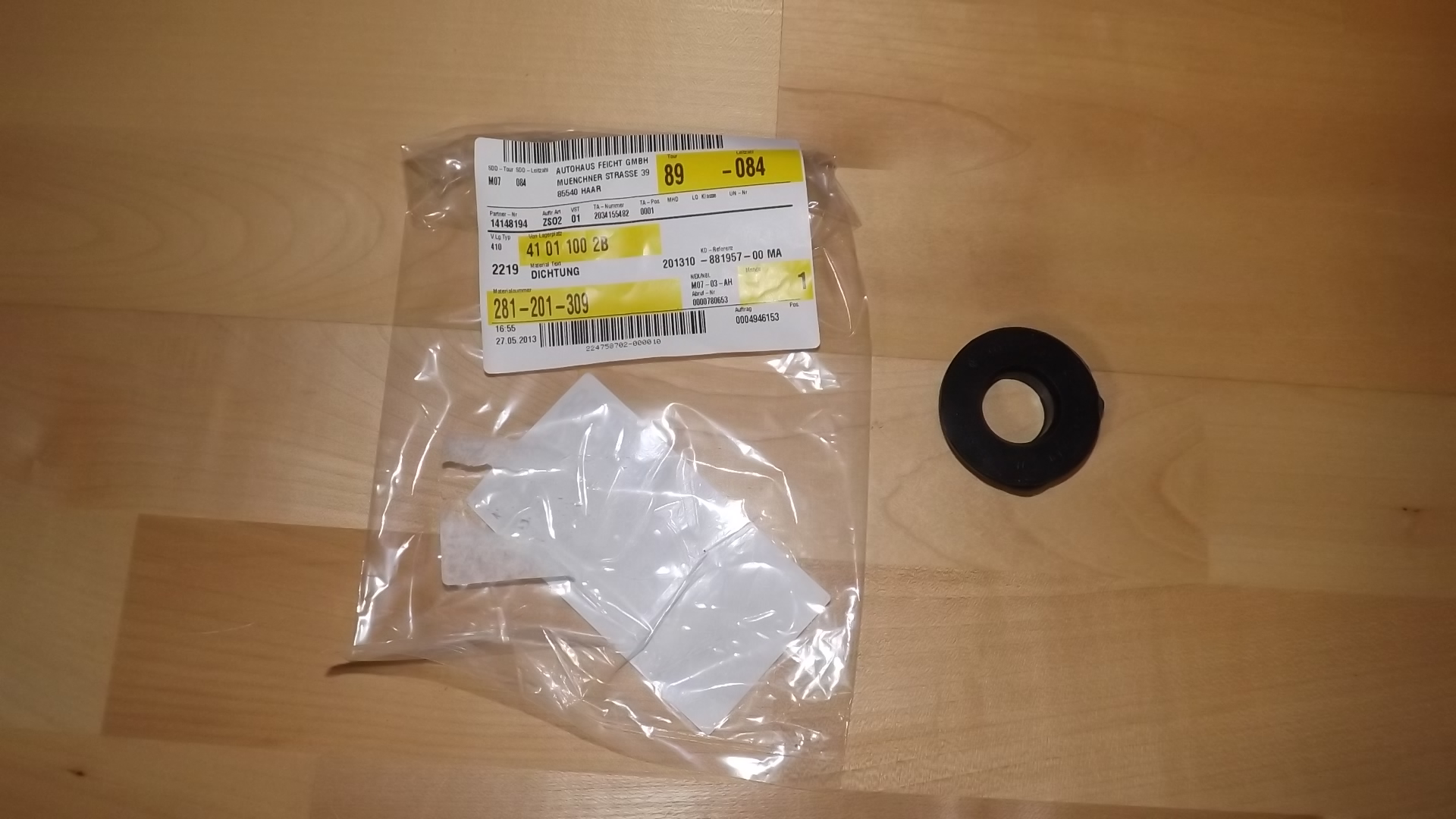 Dichtung für Tankentlüftung 110l-Tank