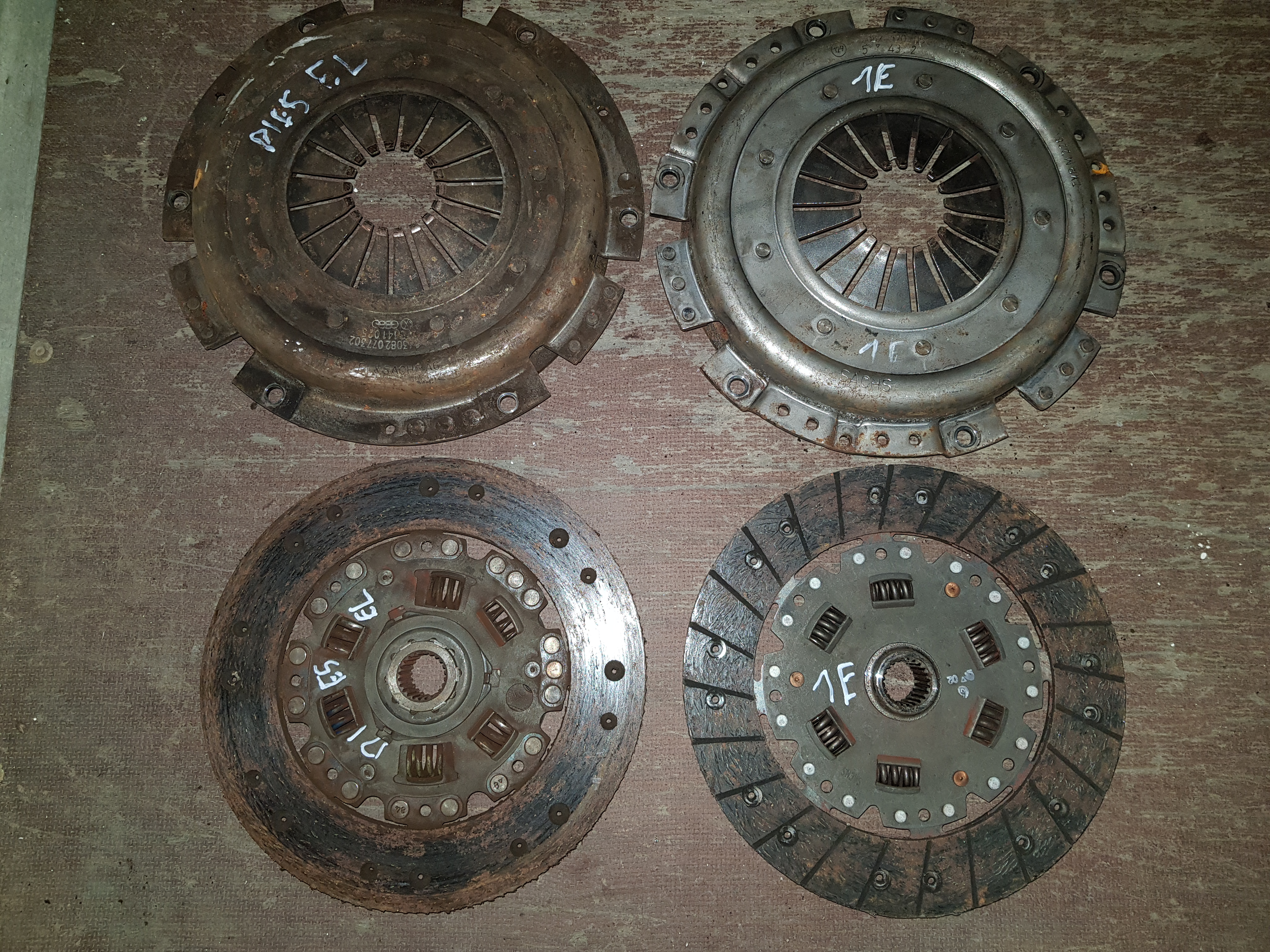 Kupplung 1E vs. Diesel
