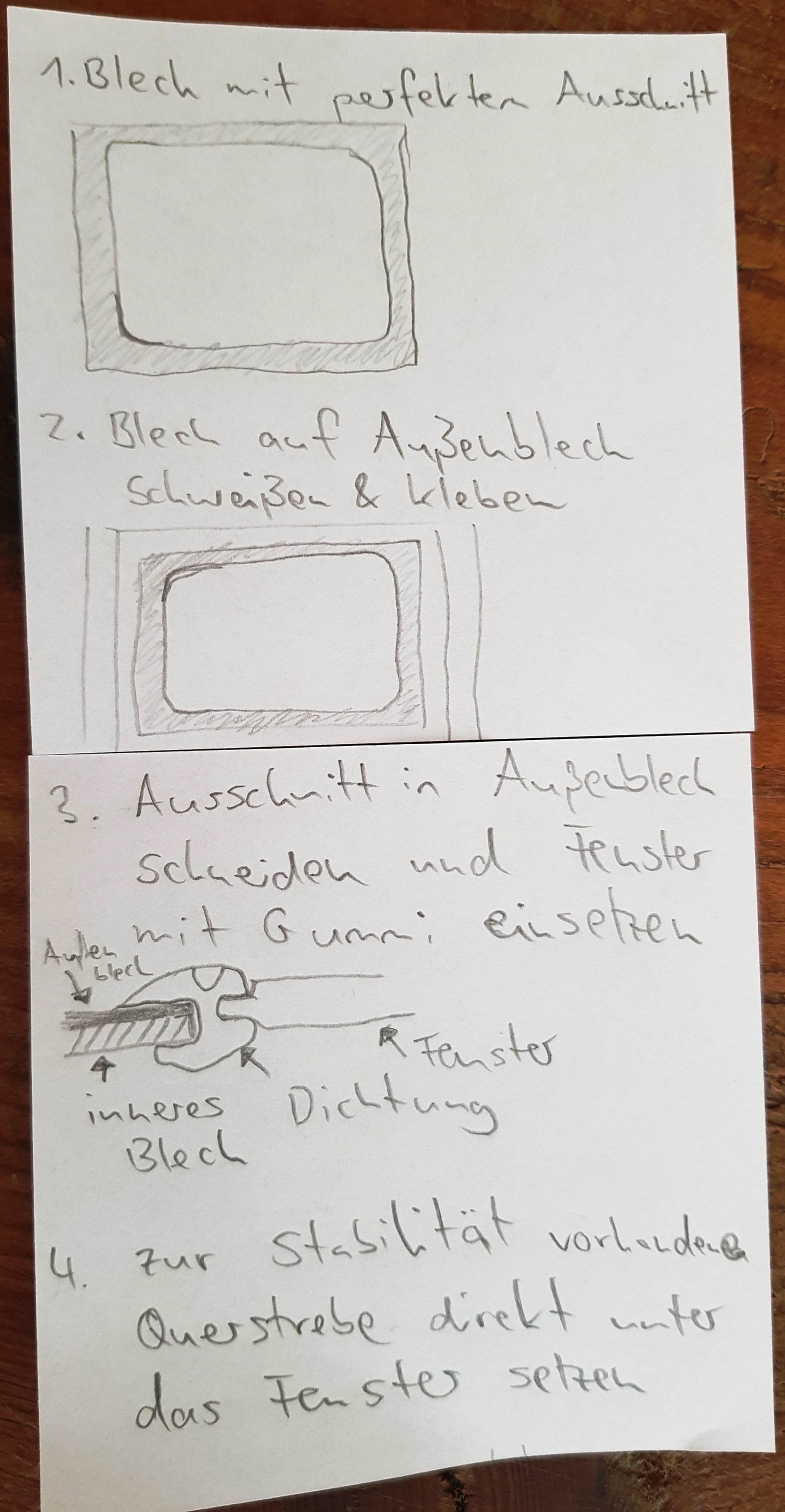 Vorgehen Einbau Schiebefenster