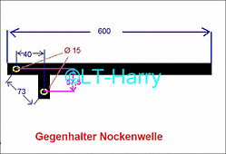 Gegenhalter Nockenwelle