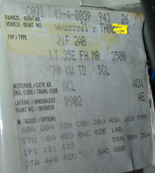 Datenaufkleber Datenaufkleber
