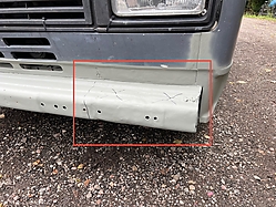 Stossfaenger Blech Fahrerseite