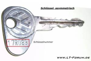Schließzylinder Türschloss Schlüssel Schloss vorne links für VW
