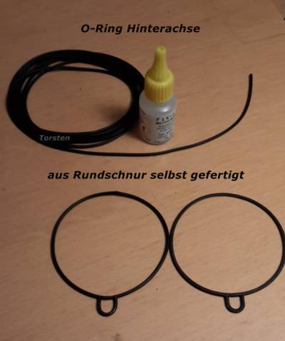 Hinterachse O-Ring Selbstbau